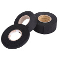 Black Color Double Sided Cloth Insulation Rubber Electrical Cotton Tape